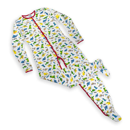 Rearz - Footed Jammies - Dinosaur