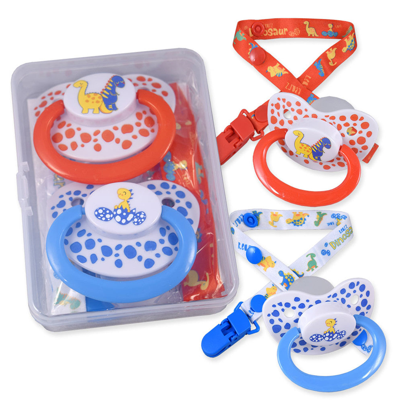 Rearz - Pacifier Set - Dinosaur – Diapersharks.com
