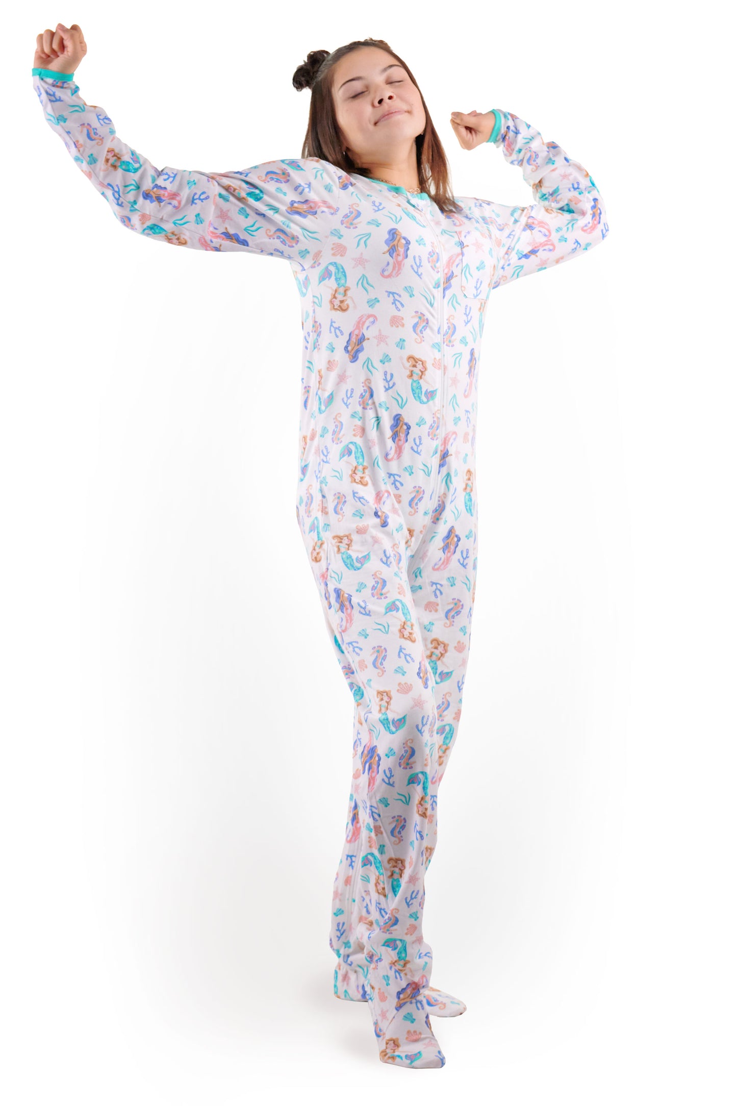 Rearz - Footed Jammies - Mermaid Tales