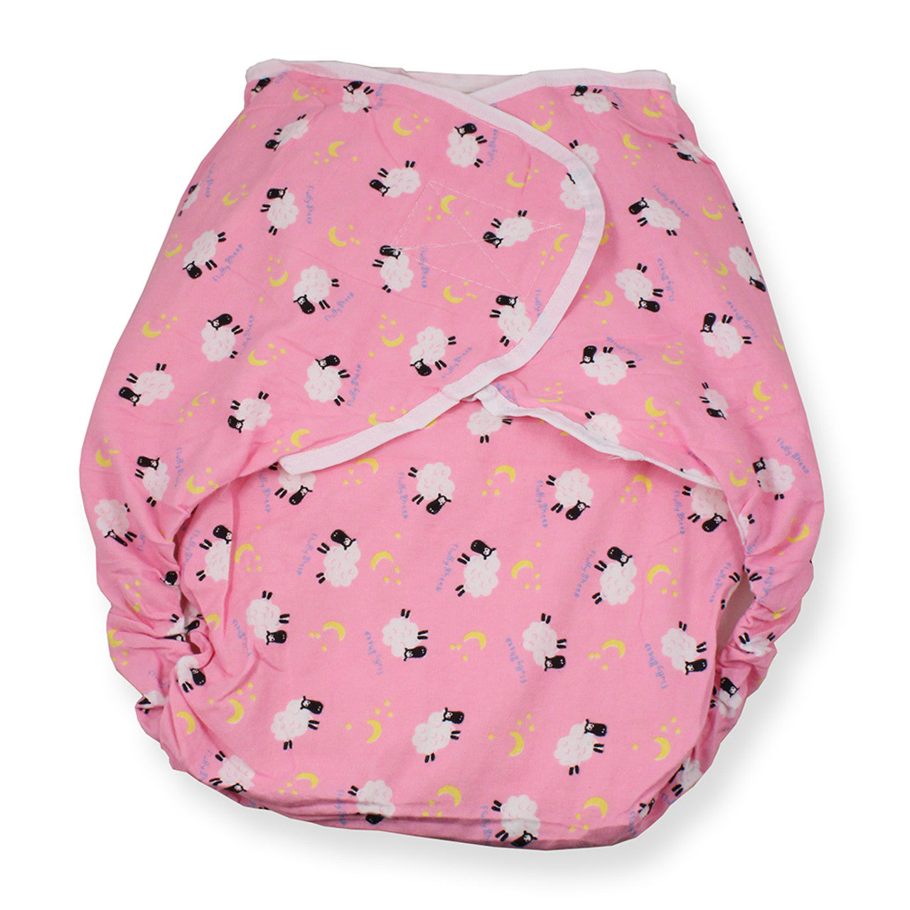 Rearz - Omutsu Bulky Cloth Nighttime Diaper - Pink Sheep